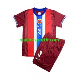 Maillot de Foot Norvège Erling Haaland 9 Enfant Domicile 2024